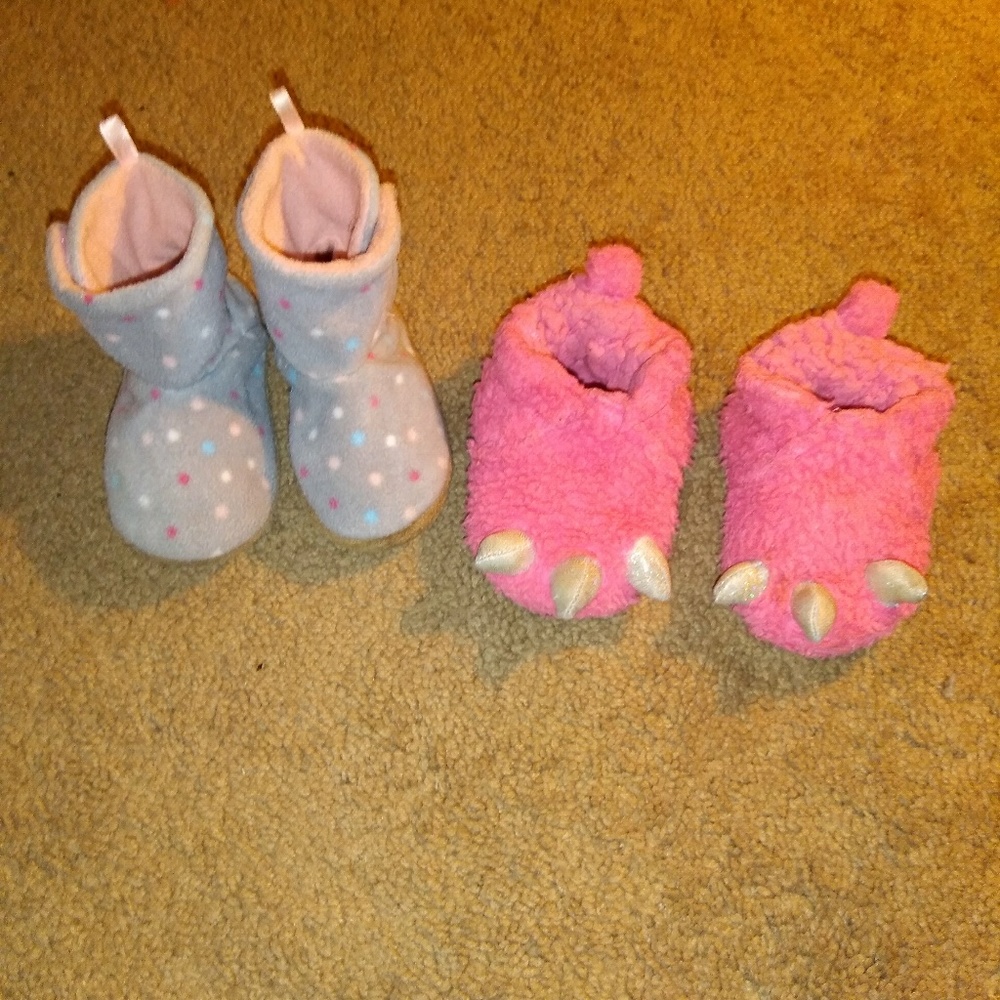 Toddler Girl Slippers Bundle